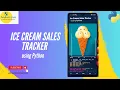 Ice cream sales tracker using Python