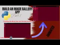 Image gallery app build in Python Part 1 Creating the menubar and binding events