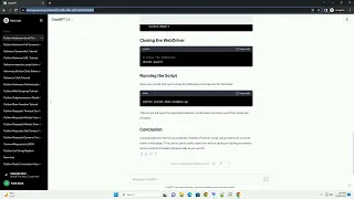 python selenium scroll down page