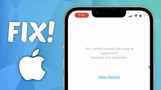 IOS 18 How To FIX You Cannot Browse This Page On IPhone 2025 