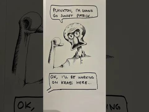 SpongeBob part 7 #art #artdrawing #sketch #spongebob