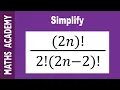 How to Simplify Factorial Expressions - Q4