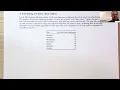 Linear Programming Scheduling Example