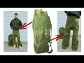 Making Pants From A Military Duffle Bag