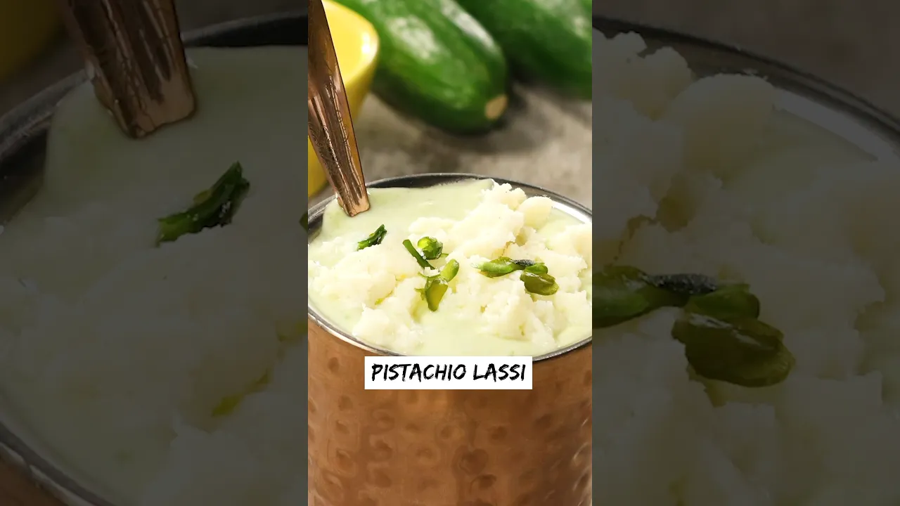 Unlock the Refreshing Secret of Pistachio Lassi! #Shorts #YoutubeShorts