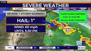 KOIN 6 Meteorologist Josh Cozart tracks Oregon s severe weather