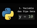 Python Variable dan Tipe Data Bahasa indonesia