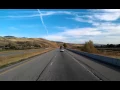 Interstate 84 East leaving rest area near Mountain Green Utah