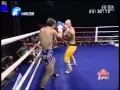 Lagu Shaolin Monk Yi Long Vs. Brad Riddell Rematch,CI-K Title Fight, Foshan, China 23/6/2012