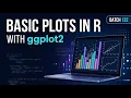 Basic Plots in R with ggplot2 R Programming Data Visualization Tutorial Batch 132