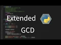 Extended GCD Python Maths