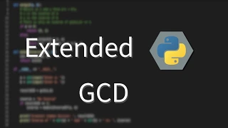 Extended GCD Python Maths