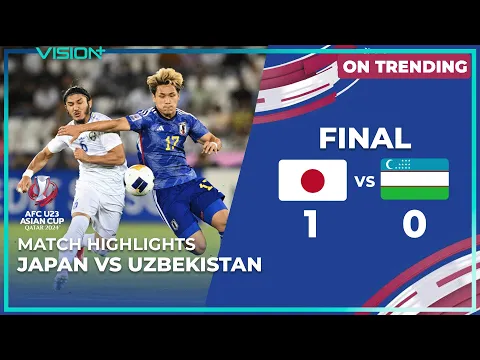 Video Thumbnail: MATCH HIGHLIGHTS: Jepang 1 -  0 Uzbekistan | Final - AFC U23 Asian Cup 2024
