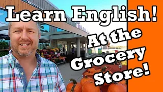 Let s Learn English at the Grocery Store Supermarket English with Subtitles