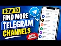 How to Find More Telegram Channels Best Methods in 2026