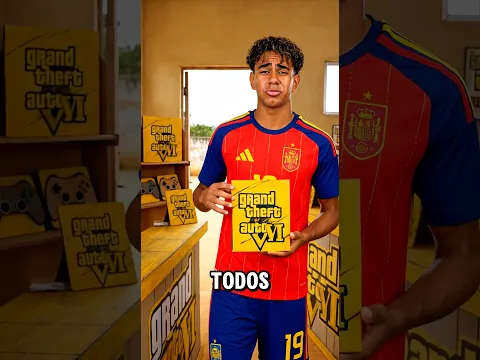¡Ayuda a Lamine Yamal a ELEGIR su GTA VI 😱🎮! #lamineyamal #gtavi #futbol #españa