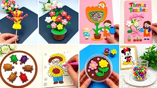 Make a candy flower from a mineral water bottle!#diy#comedy#craft#handicraft