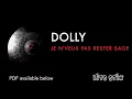 Dolly - Je n'veux pas rester sage - Drum cover (with scrolling drum score)