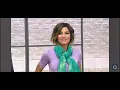 QVC Host Amy Stran amazing in white leggings and sandals