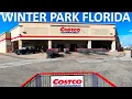 Shopping at Costco Wholesale in Winter Park Florida on University Blvd