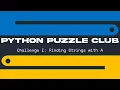 Programming Challenge Filter Strings with A String Manipulation Coding Tips Tricks