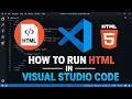 How to Run HTML in Visual Studio Code on Windows 10 VS Code HTML Tutorial