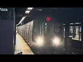 IND Queens Blvd Line R160 E F Exp R Local Train Action at Queens Plaza