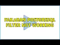 fail2ban PostgreSQL Filter not working