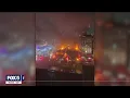 C-Town Supermarket burns in the Bronx