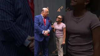 Paul Heyman heckles young reporter