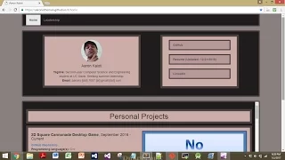 Personal Webpage