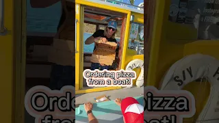 A pizza boat in the US Virgin Islands! #pizza #pizzalover #sailing #sailingfamily #boatlife #boat
