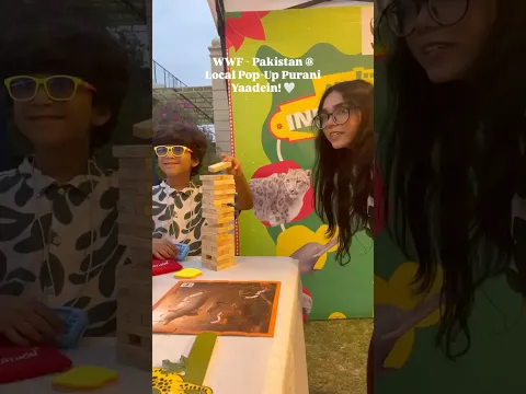Local Pop-Up Karachi with WWF-Pakistan | #shorts #puraniyaadein