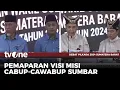 Download Lagu Visi-Misi Tiga Paslon Cagub-Cawagub Sumatera Barat | Debat Pilgub Sumbar tvOne
