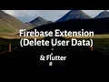 Flutter Firebase Extensions Delete User Data Extension for Firebase aseemwangoo