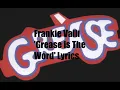 Frankie Valli- Grease