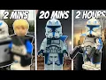 I made a LEGO CAPTAIN REX in 2 minutes 20 minutes and 2 hours