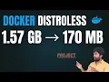 Docker Multi Stage Build Explained with Distroless Node js Image Project