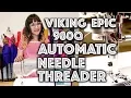 How to Use the Automatic Needle Threader on the Viking Epic 980Q Sew Anastasia