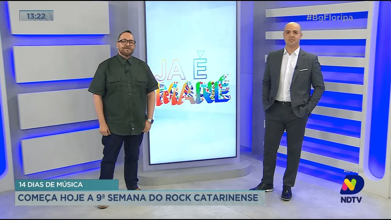 Já é Mané: semana do Rock Catarinense, Pietra Luz na ginástica rítmica e exposição Boca de Cena