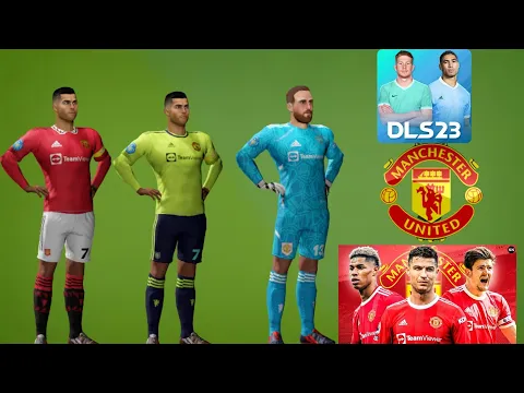 Download MP3 DLS 23 | Man U kits 23 | Manchester United all kits In dls 23 | Dream League Soccer 2023 #dls23