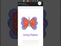 Python Turtle Draw Butterfly Amazing Graphics Python Turtle beautiful graphics 08 Python Next 2025