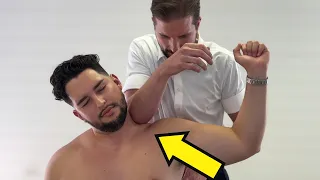 NUMBNESS In His ARM π³ These *CRACKS* & Stretches Relieve Nervy Arm Weakness! Dr. Ed πͺ