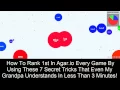 How To Rank 1st In Agar io For EVERY Game By Following These 7 Secret Tricks In Less Than 3 Minutes