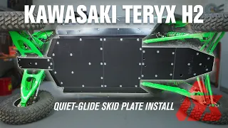 How To Install Tusk Quiet-Glide Skid Plate on Kawasaki Teryx4/5 H2