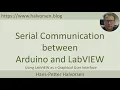 Serial Communication between Arduino and LabVIEW