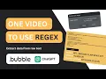 Bubble Nocode Regex Tutorial Extract data from text without learning syntax