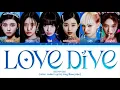 Lagu IVE (아이브) 'LOVE DIVE' Lyrics (Color Coded Lyrics)