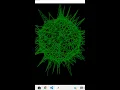 Create a COVID-19 like structure by using turtle python programming l