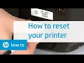 How to reset HP pagewide Pro 477dw